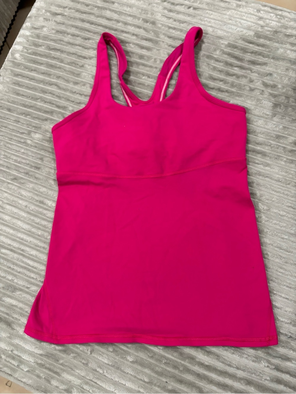 lululemon athletica Fuchsia Racerback Tank Top